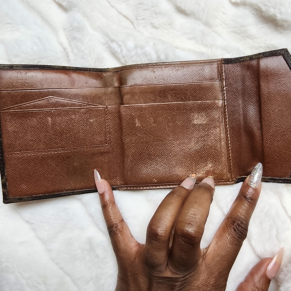 Louis Vuitton Dark Brown Monogram Wallet - Picture 6 of 10